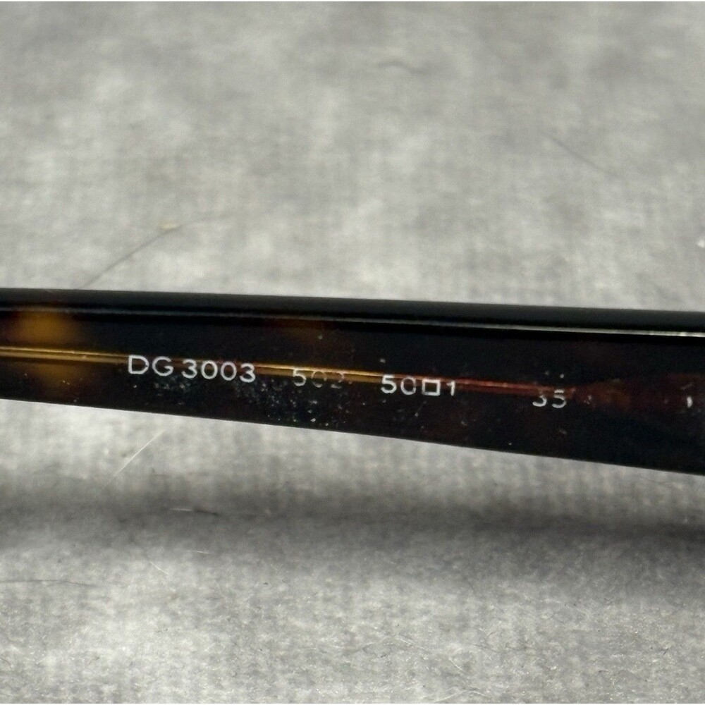 Dolce & GABBANA Eye Frames DG-3003 502 Tortoise Shell  50-17-135 - Picture 5 of 5